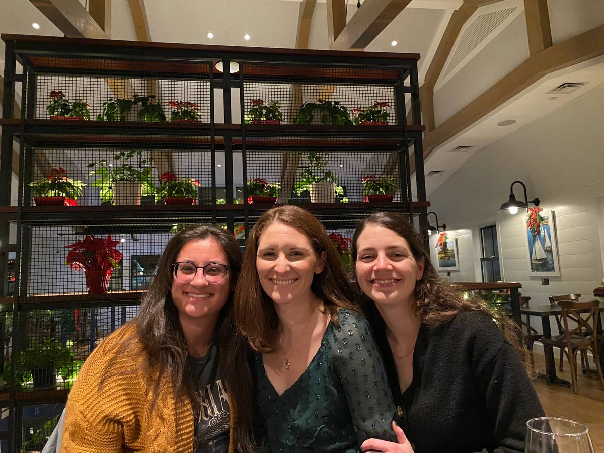 Downtown with friends